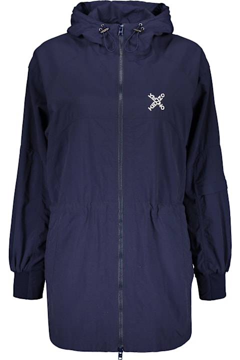 Homeware Kenzo Technical Fabric Hooded Jacket