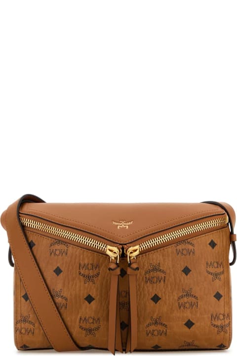 MCM لـ Kids MCM Printed Canvas Small Diamant 3d Crossbody Bag