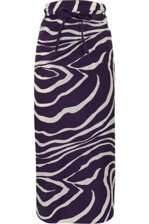 Skirts for Women Liviana Conti Zebra Sarong Skirt