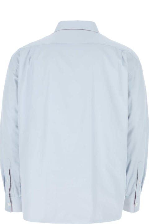 Loewe for Men Loewe Light-blue Cotton Oversize Shirt