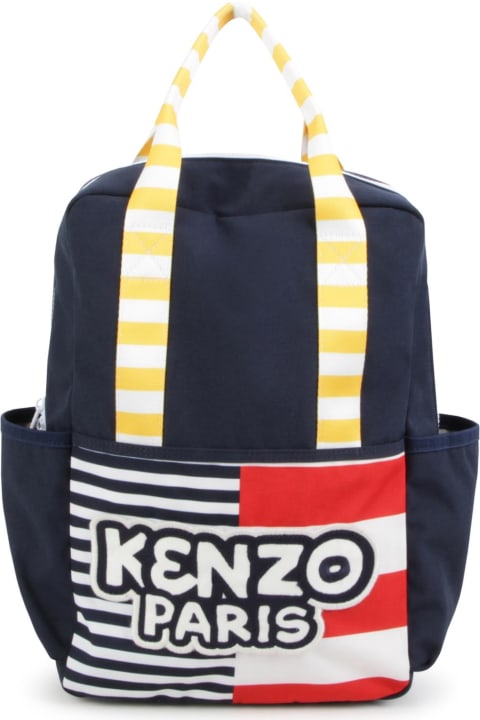 Kenzo Kids Accessories & Gifts for Boys Kenzo Kids Zaino Con Ricamo