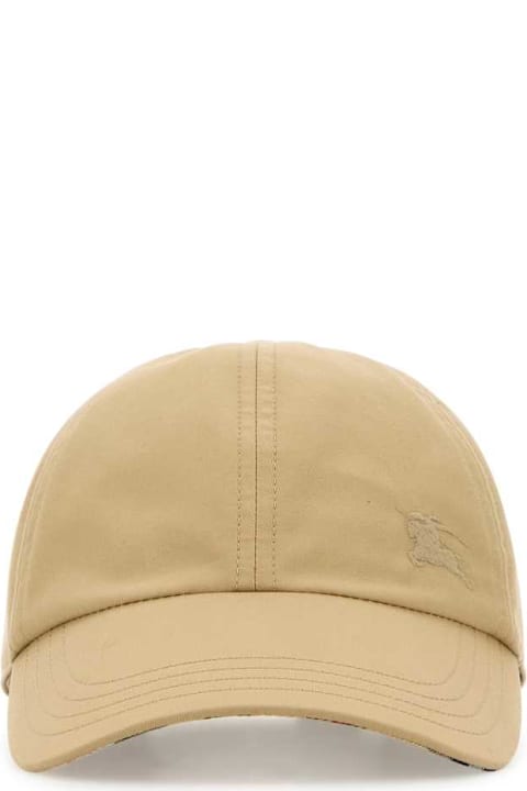 قبعات لـ السيدات Burberry Beige Cotton Baseball Cap