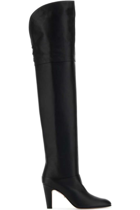 Boots for Women Chloé Black Leather Eve Boots