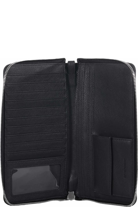 Emporio Armani إكسسوارات لـ القسم الرجالي Emporio Armani Leather Wallet