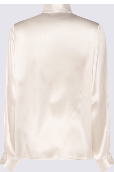 Eleventy for Kids Eleventy White Silk Shirt