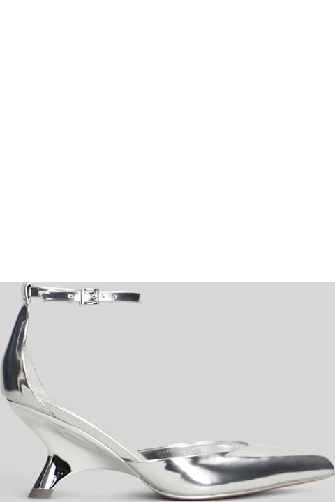 Simkhai Vixen Pumps In Silver Leather