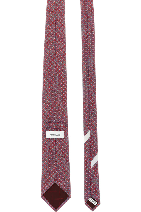 Ties for Men Ferragamo 'tetris' Tie