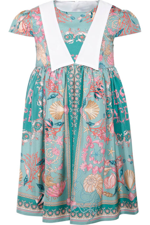 Homeware Versace Multicolor La Vacanza Dress For Girl