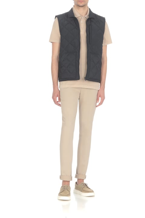 Fay Coats & Jackets for Men Fay Quilted Vest With Pockets