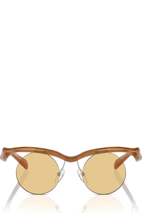 Accessories for Women Prada Eyewear Pr A24s Opal Cognac Sunglasses