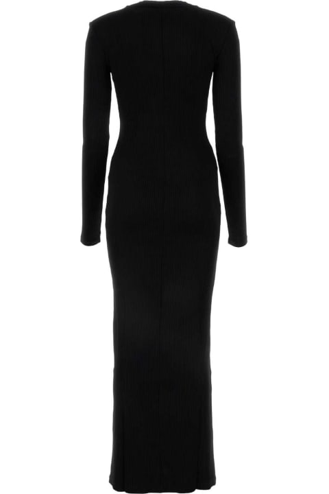 AREA Clothing for Women AREA Black Stretch Viscose Dress