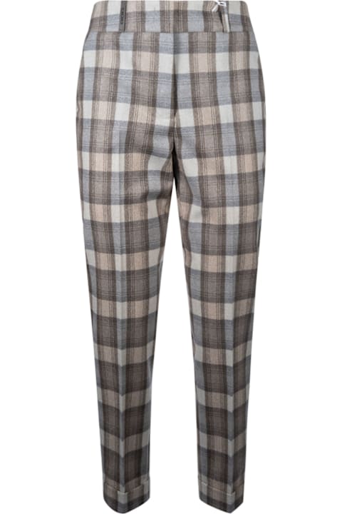 Peserico Pants & Shorts for Women Peserico Checked Trousers