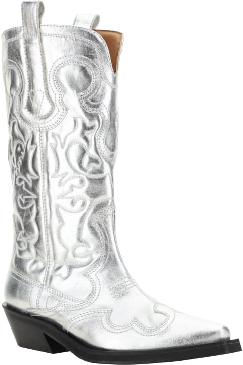 Boots for Women Ganni Western Boots
