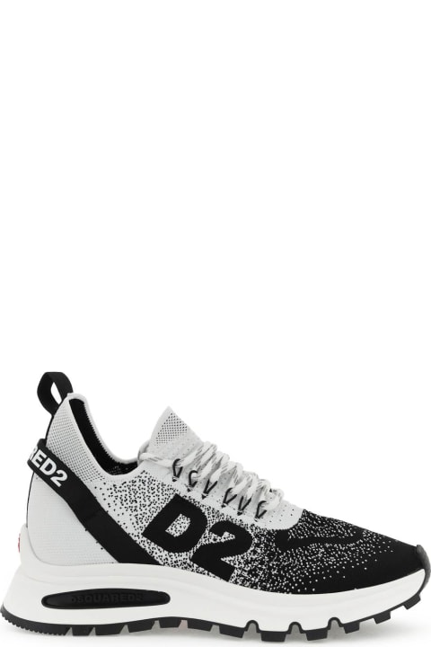Dsquared2 Sneakers for Women Dsquared2 Dsq2 Knitted-upper Lace-up Sneakers