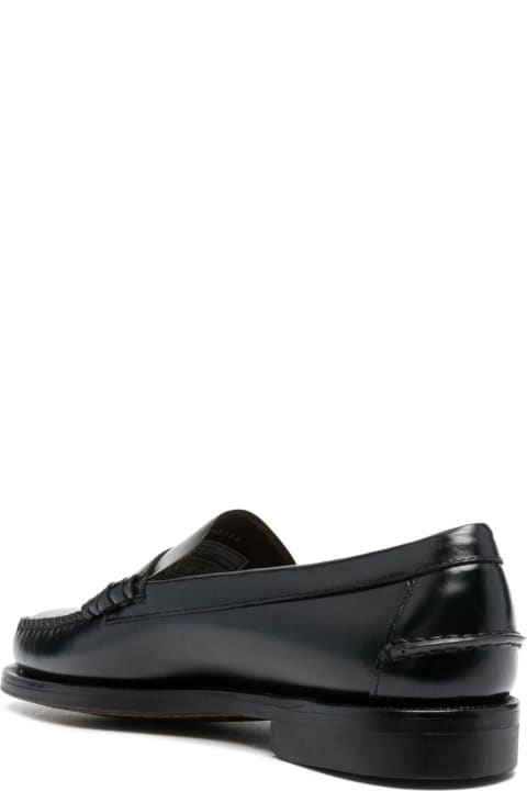 Fashion for Men Sebago Black Leather Loafers