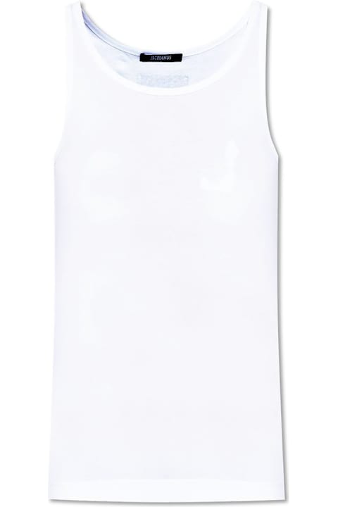 Everywhere Tanks for Men Jacquemus Fisherman Embroidered Tank Top