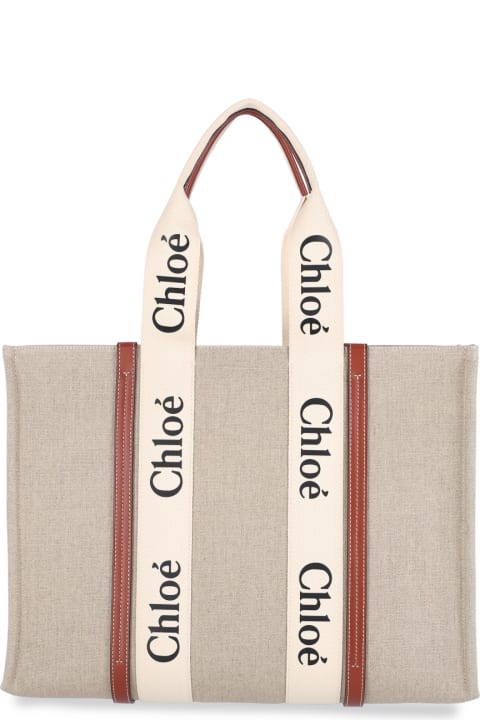 Fashion for Women Chloé 'woody' Midi Tote Bag