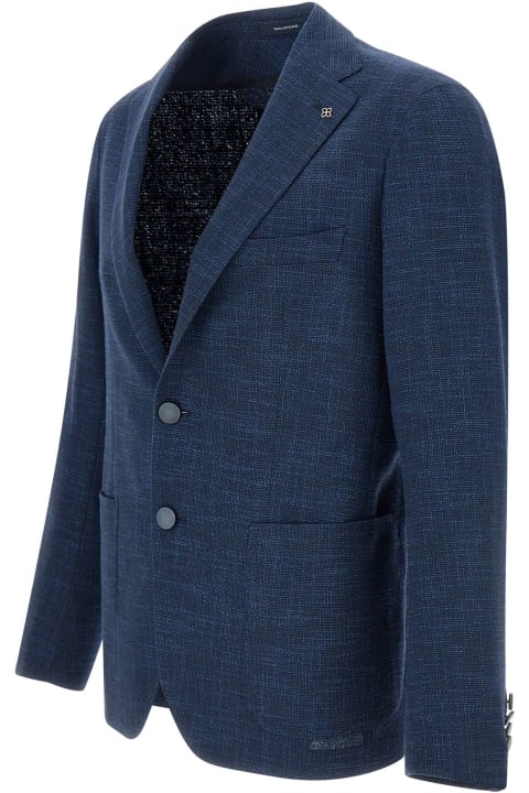 Tagliatore Coats & Jackets for Men Tagliatore Wool, Cotton And Silk Blazer