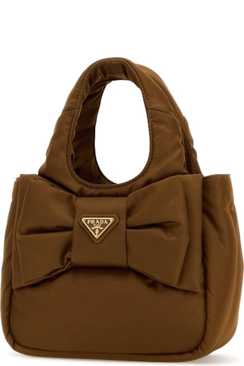 Prada Caramel Re-nylon Mini Handbag