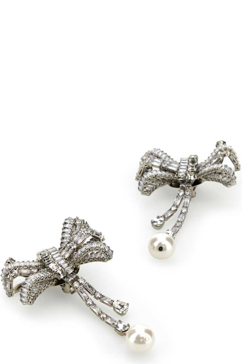Alessandra Rich Jewelry for Women Alessandra Rich Embellished Metal Earrings