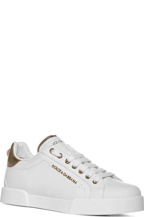 Sneakers for Women Dolce & Gabbana Portofino Logo Sneakers