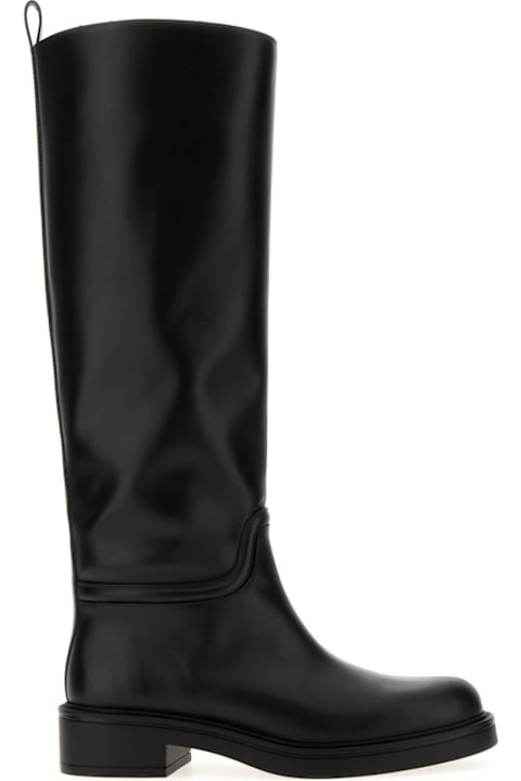 Homeware Stuart Weitzman Black Leather Celia Boots