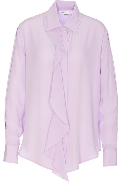 Victoria Beckham Topwear for Women Victoria Beckham Asymmetric Ruffle Shirt