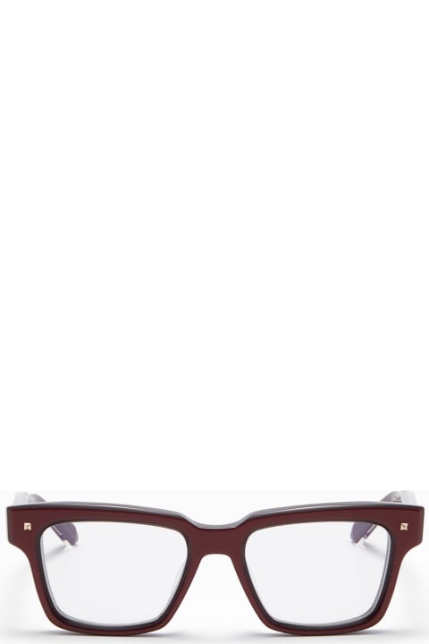 ウィメンズ Valentino Eyewearのアイウェア Valentino Eyewear V-essential I - Burgundy Rx Glasses