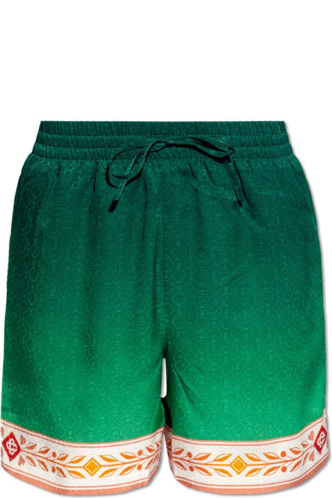 Casablanca Pants for Men Casablanca Silk Shorts