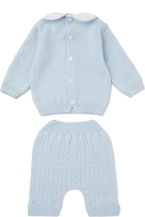 Bodysuits & Sets for Baby Girls Little Bear Blue Wool Baby Suit