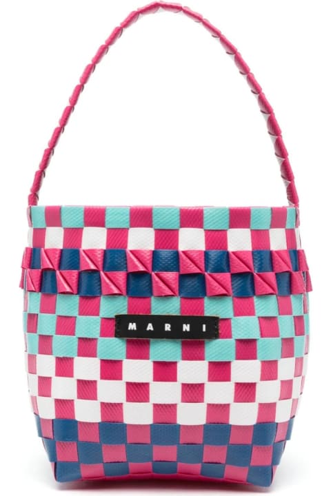 Accessories & Gifts for Girls Marni Mini Woven Bag With Application