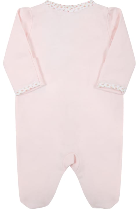Bodysuits & Sets for Baby Girls Ralph Lauren Pink Babygrow For Baby Girl With Roses