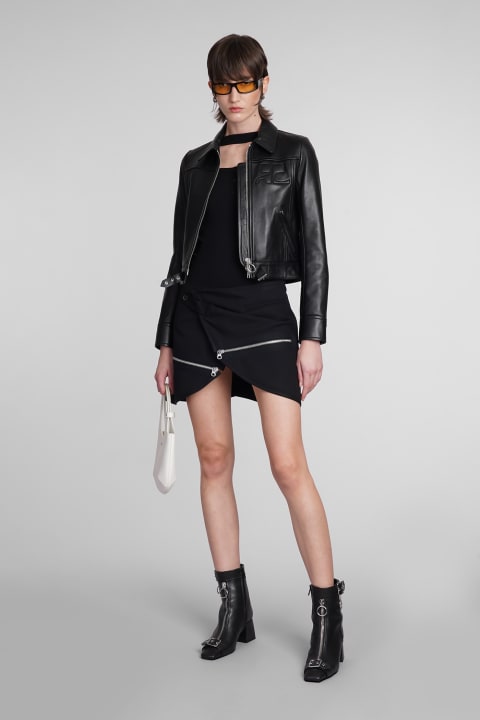 Skirts for Women Courrèges Skirt In Black Cotton