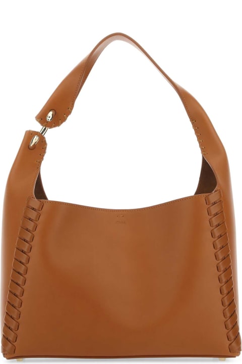 Chloé Totes for Women Chloé Caramel Leather Mate Shoulder Bag