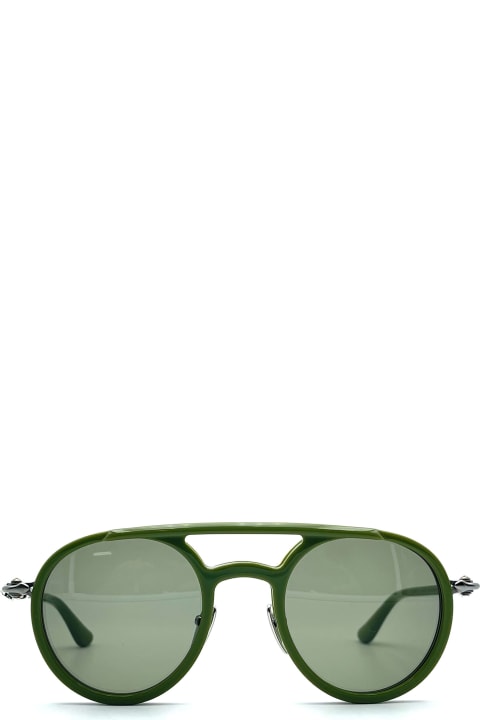 Chrome Hearts Eyewear for Men Chrome Hearts Loveboat E48 - Matcha/pewter Sunglasses