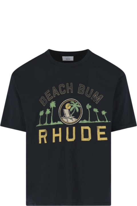 Rhude Women Rhude 'beach Bum' T-shirt