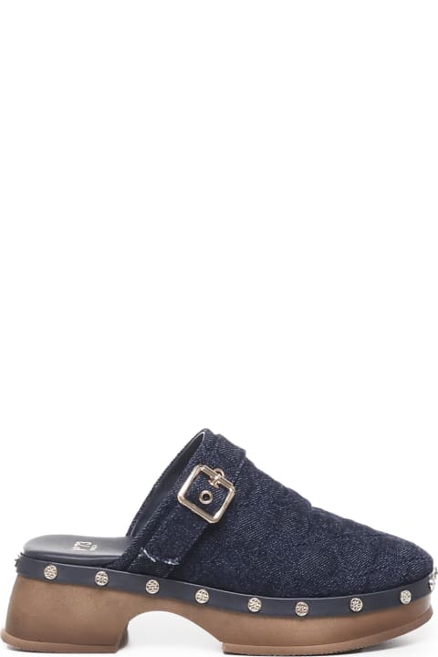 Homeware V73 Nyala Mules In Denim