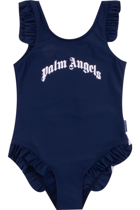 Palm Angels Swimwear for Girls Palm Angels Nylon One Piece Swimsuit
