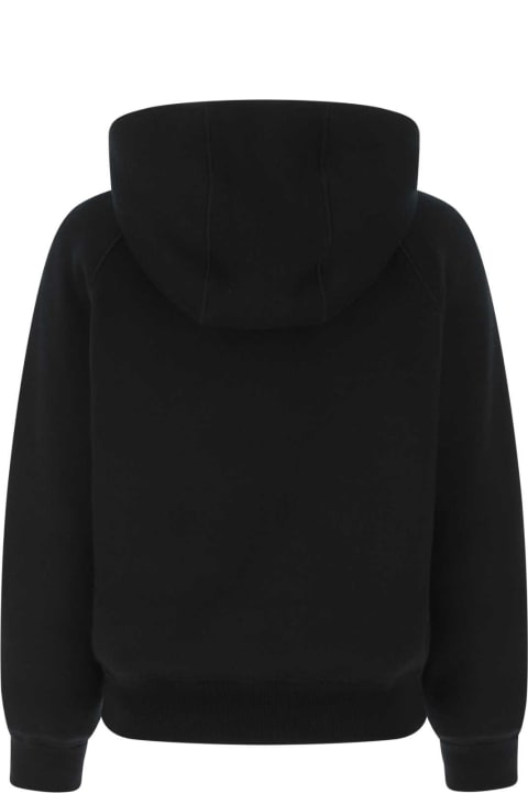 Clothing for Women Prada Black Cashmere Blend Down Jacket