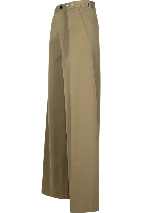 Homeware MM6 Maison Margiela Beige Polyester Blend Trousers