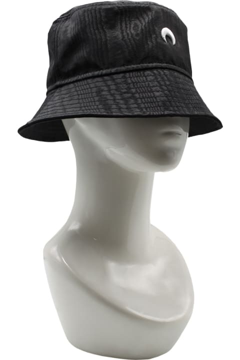 Hats for Women Marine Serre Regenerated Moire Bucket Hat