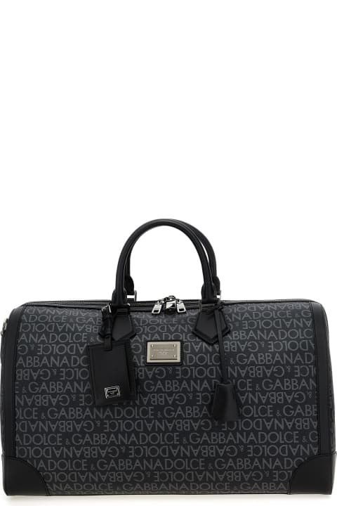 Homeware Dolce 
Gabbana Smeared Jacquard Duffel Bag