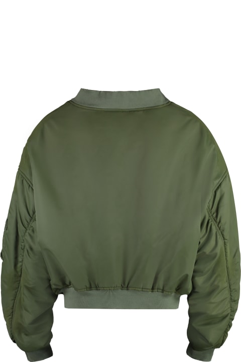 Balenciaga Coats & Jackets for Women Balenciaga Off Shoulder Bomber