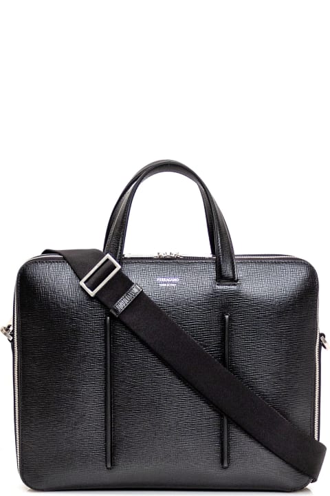 Luggage for Men Ferragamo Business Bag With Single Compartment