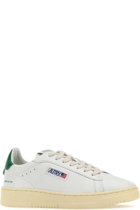Autry for Women Autry White Leather Dallas Sneakers