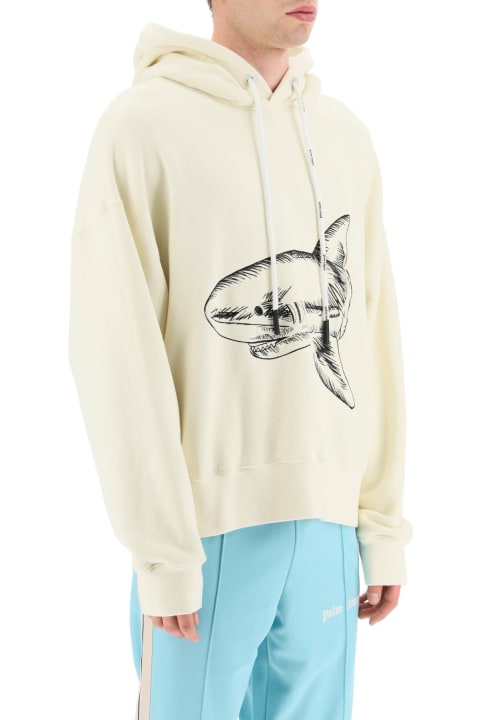 Palm Angels Fleeces & Tracksuits for Men Palm Angels Butter 'shark' Hoodie