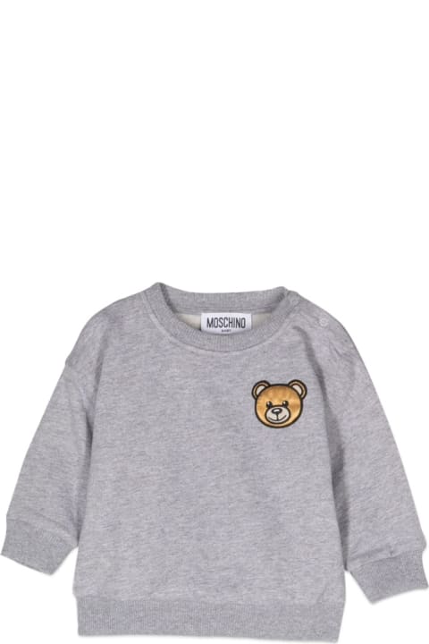 ベビーガールズ ニットウェア＆スウェットシャツ Moschino Teddy Bear Crewneck Sweatshirt