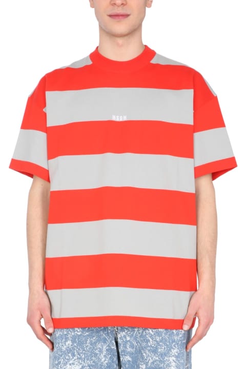 MSGM for Men MSGM T-shirt With Embroidered Logo