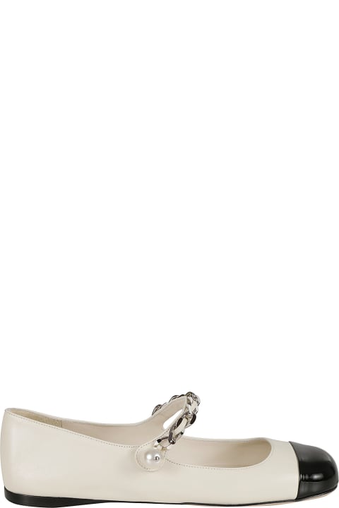 Flat Shoes for Women Miu Miu Ankle Strap Ballerinas