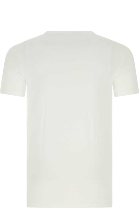 Tom Ford Sale for Men Tom Ford White Stretch Cotton T-shirt